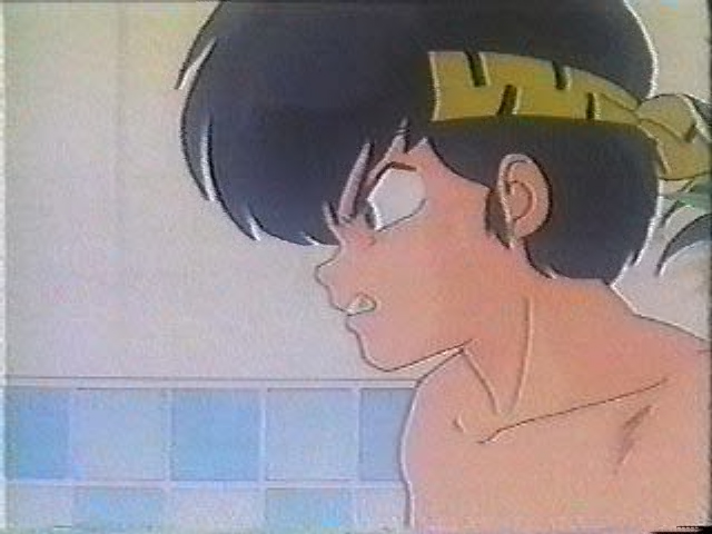 mad while having a bath...
